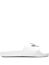 Adidas Originals White Adilette Lite Pool Slides