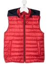 Herno Men's Reversible Down Puffer Vest In Red