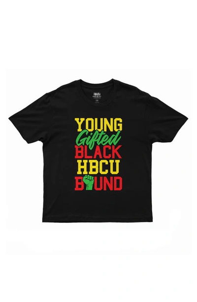 Hbcu Pride & Joy Kids' Ygb Graphic Tee In Black