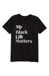 HBCU PRIDE & JOY MY BLACK LIFE MATTERS GRAPHIC TEE,HB701B