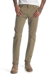 Ag Matchbox Slim Straight Jeans In New Moss