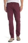 Ag Everett Slim Straight Jeans In Micro Geo Rich