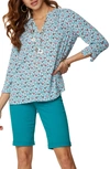 Curves 360 By Nydj Perfect Blouse In Ditsy Fields