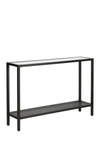ADDISON AND LANE RIGAN 46" BLACKENED BRONZE CONSOLE TABLE,810325033627