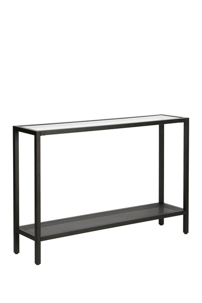 Addison And Lane Rigan 46" Blackened Bronze Console Table