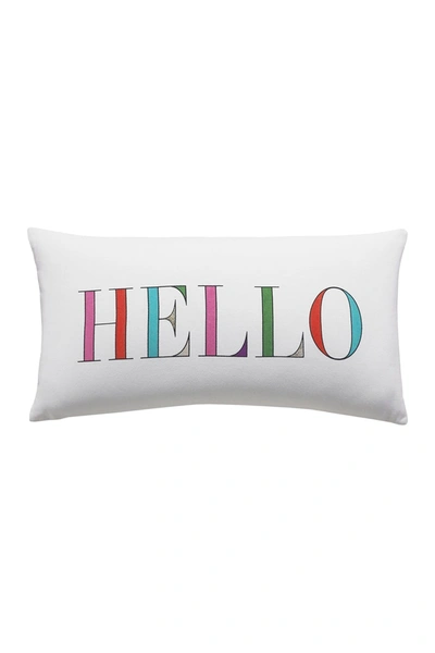Kate Spade Multi Hello Decorative Pillow