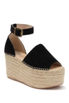 Vince Camuto Jessel Platform Espadrille Wedge Sandal In Black 01