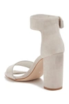 Jeffrey Campbell Inspire Ankle Strap Sandal In Taupe Sued
