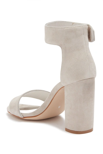 Jeffrey Campbell Inspire Ankle Strap Sandal In Taupe Sued