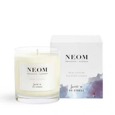 Neom Real Luxury De-stress Scented 1 Wick Candle