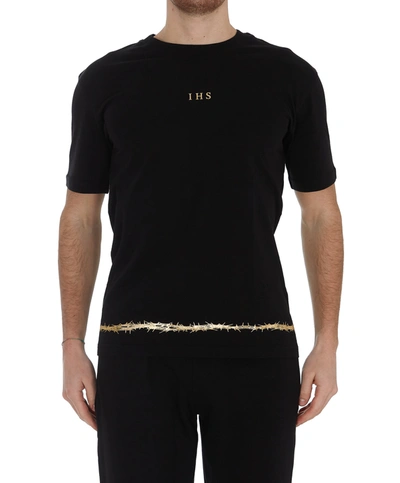 Ihs T-shirt In Black