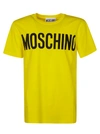 Moschino Logo-print T-shirt In Yellow