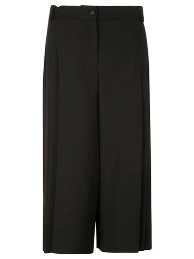 Dolce & Gabbana Side Pleated Trousers In Black