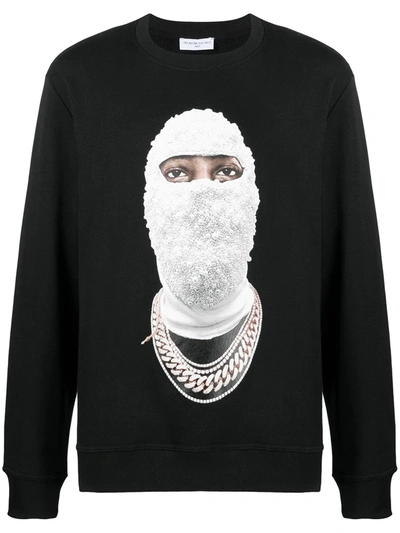 Ih Nom Uh Nit Graphic-print Cotton Sweatshirt In Black