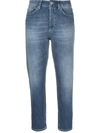 DONDUP CROPPED STRAIGHT-LEG JEANS