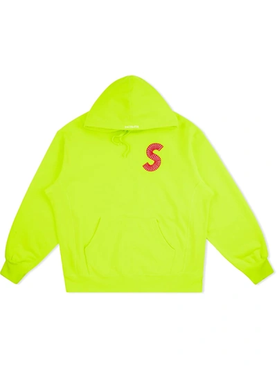 Supreme S Logo连帽衫 In Green