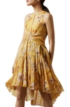 TED BAKER FABULAS CABANA PLEATED DRESS,5059353229786