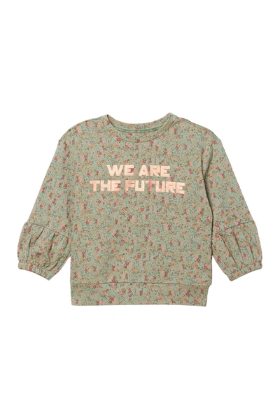 Bcbgirls Kids' We Are The Future Sweatshirt In Olv