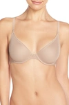 On Gossamer Underwire Convertible T-shirt Bra In Mocha