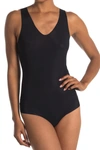 Commando Whisper Tank Thong Bodysuit In Black