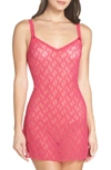 B.tempt'd By Wacoal Lace Kiss Chemise In Pink Peaco