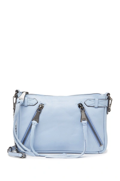 Aimee Kestenberg City Slicker Leather Crossbody Bag In Periwinkle