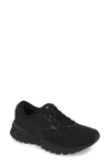 Brooks Women's Wide Width Adrenaline Gts 21 Running Sneakers From Finish Line In Black/ebony