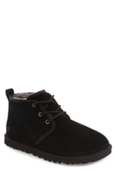 Ugg Australia Chukka Genuine Shearling Lining Boot In Blk