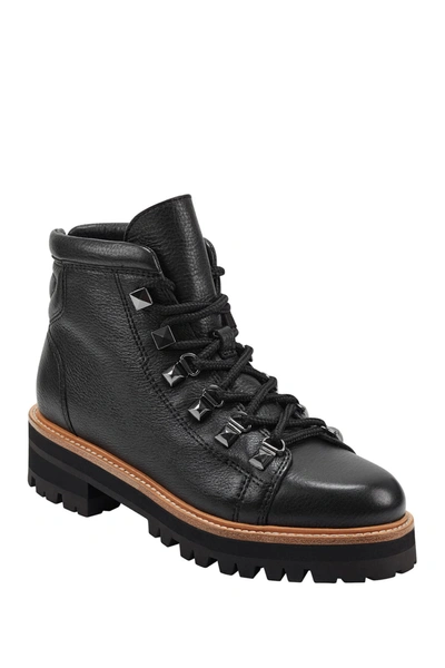 Marc Fisher Ltd Issy Leather Hiker Boot In Blkle