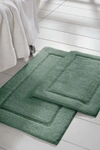 MODERN THREADS 2-PIECE SOLID LOOP WITH NON-SLIP BACKING BATH MAT SET,645470000602