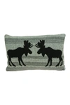 Parkland Collection Buck Lodge Pillow In Grey