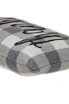 Parkland Collection Grey Thankful Transitional Grey Throw Pillow