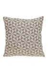 Parkland Collection Dorri Transitional Beige Throw Pillow In Beige