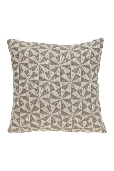 Parkland Collection Dorri Transitional Beige Throw Pillow