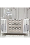 Parkland Collection Lion King Transitional Light Grey Knitted 32" X 40" Baby Blanket In Light Grey