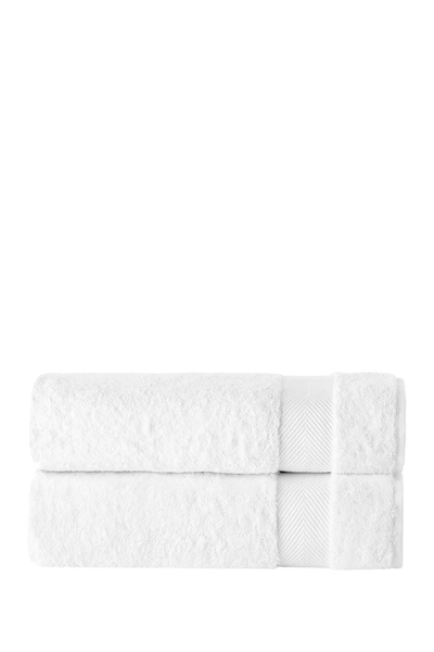 Enchante Home Kansas Turkish Cotton 2-piece Bath Sheets In White