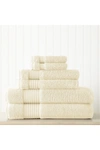 Modern Threads 6-piece Turkish Cotton Towel Set In Ivory