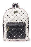 Luv Betsey By Betsey Johnson Floral Print Backpack In White/black