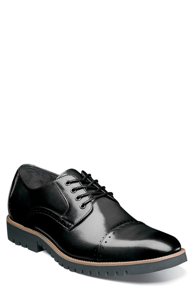 Stacy Adams Barcliff Cap Toe Oxford In Black