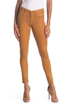 Ag Legging Super Skinny Ankle Jeans In Vinte Leatherette Lt Duck Ca