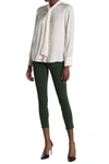 L Agence Marguerite High Waist Skinny Ankle Jeans In Moss