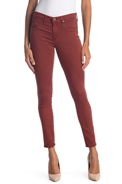 Ag Legging Super Skinny Ankle Jeans In Sulfur Tannic R