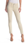 Ag Prima Mid Rise Cropped Cigarette Jeans In Mineral Veil In Mineral Veil