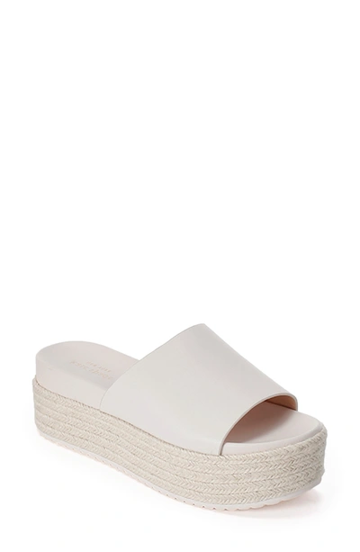 Kate Spade Zia Espadrille Platform In Parchment