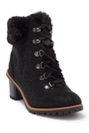 NANETTE LEPORE FAUX FUR TRIM HIKER BOOTIE,194654274525