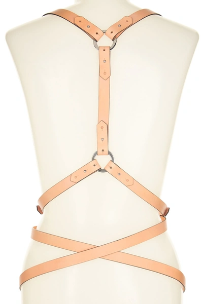 Missoni Leather Body Harness In Pink