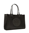 Tory Burch Ella Tote Bag In Black