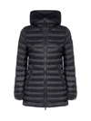 Moncler Ments Hooded Quilted Shell Down Jacket In Nero