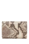 Hobo Jill Trifold Wallet In Platinum Shimmer