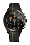 RADO MEN'S RADO HYPERCHROME COURT COLLECTION RUBBER STRAP WATCH,758498059412